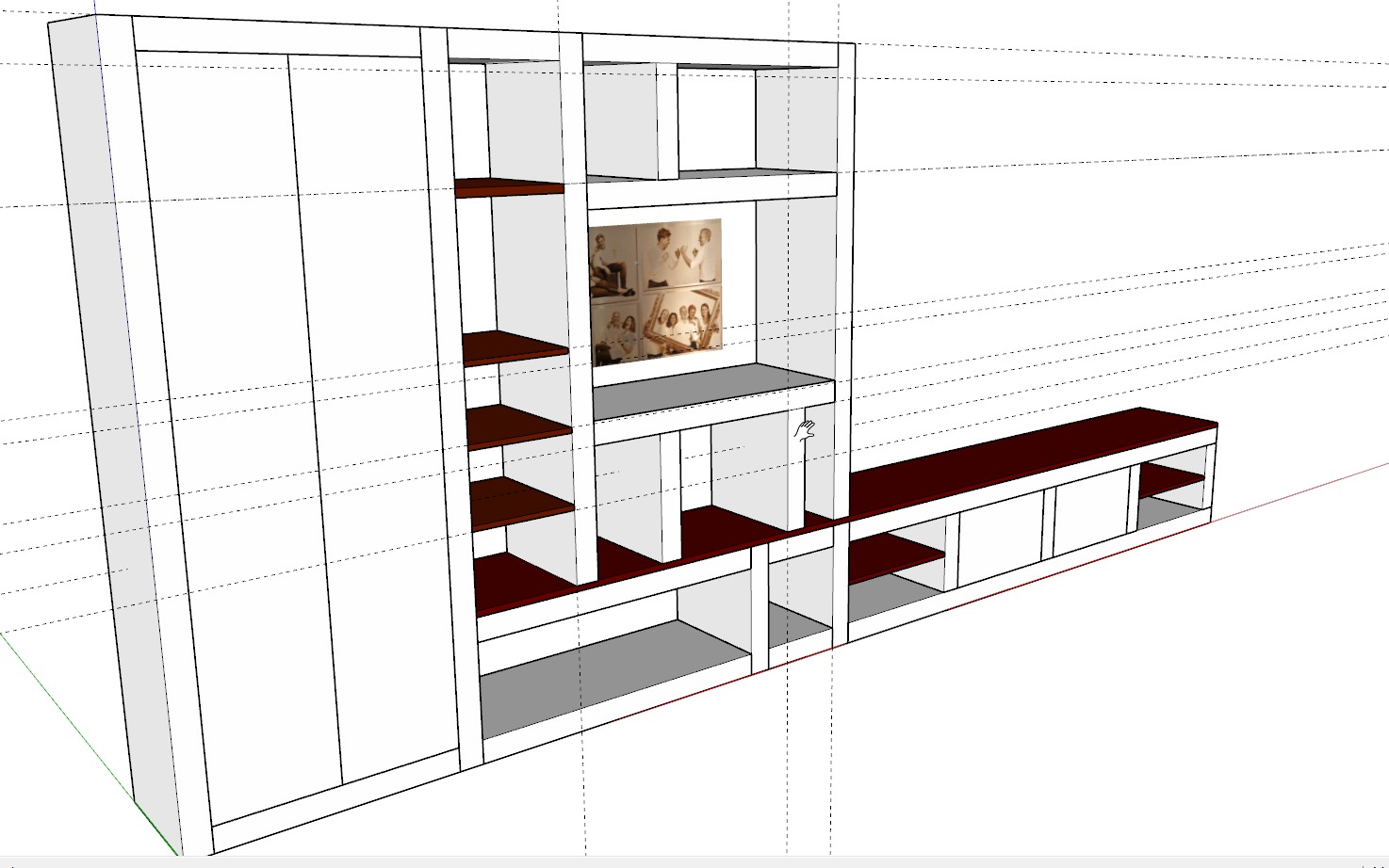 3D sketchup model kast.